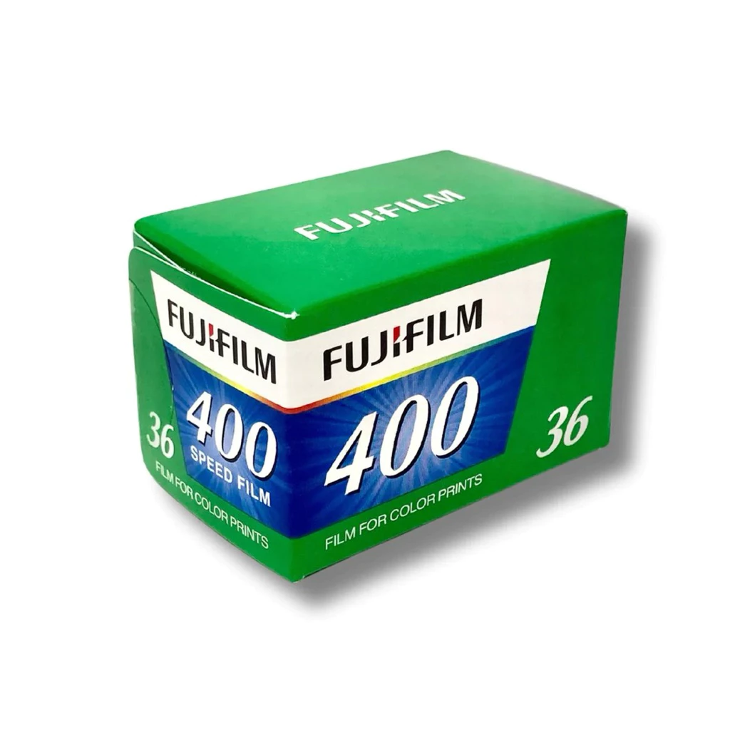 Fujifilm 400 36exp date 02/2027 film 35mm (phiên bản mới XTRA 400 ) hộp lẻ 1 hộp giấy có 1 cuộn film và hủ nhựa bảo quản