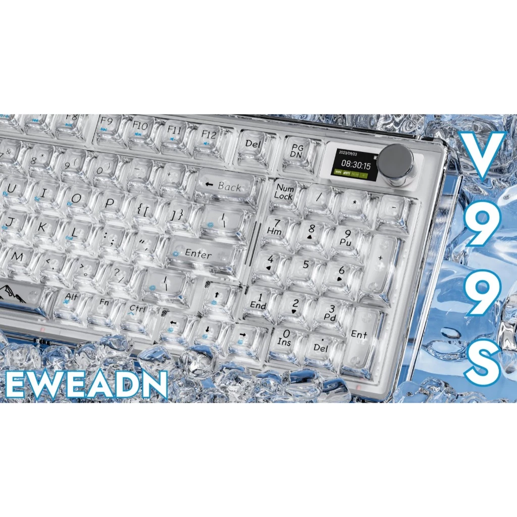 Bàn Phím Cơ Trong Suốt EWEADN V99PRO RGB 3 Chế Độ - Image 3