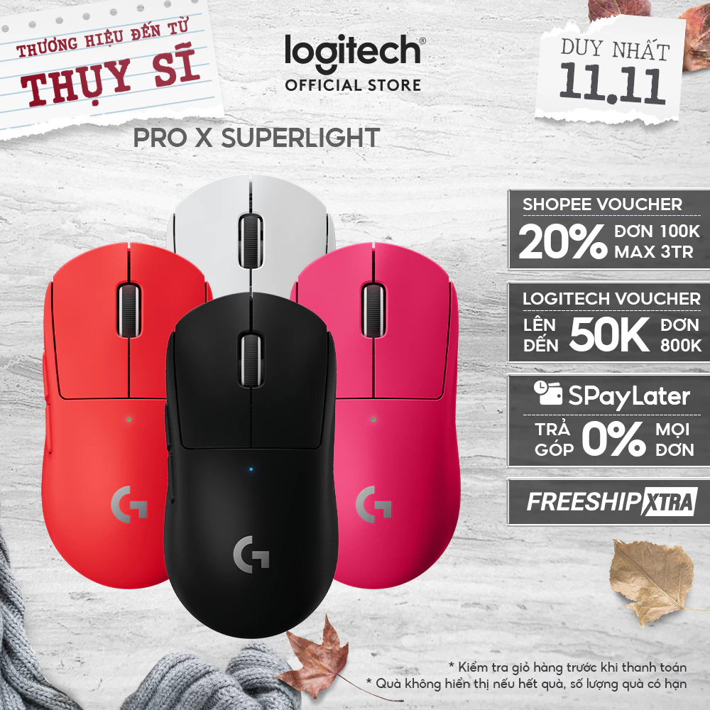 Logitech G Pro X Superlight: Đẳng Cấp Chuột Gaming Không Dây Siêu Nhẹ