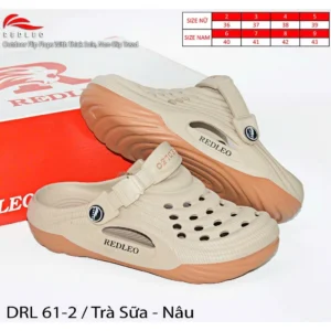(CHÍNH HÃNG) (Đặt tăng 1 size) Dép sục nam nữ REDLEO_DRL_61 đúc cao su EVA nguyên khối, êm mềm nhẹ bền, không thấm nước